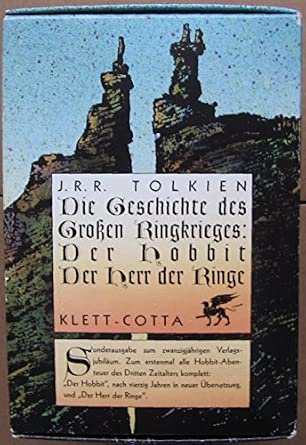 J. R. R. Tolkien: Die Geschichte des Großen Ringkrieges. 7 Bände. Der Hobbit/Der Herr der Ringe (Hardcover, German language, 1997, Klett-Cotta Verlag)